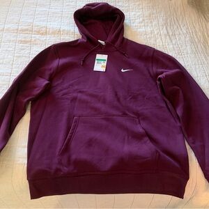NWT Nike Men's Burgundy Hoodie